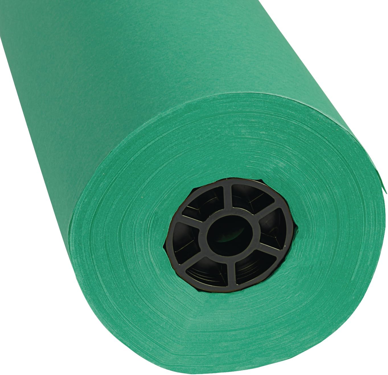 Colorations Dual Surface Paper Roll, Bright Green, 36" x 1000', Textured Paper, Classroom Craft &