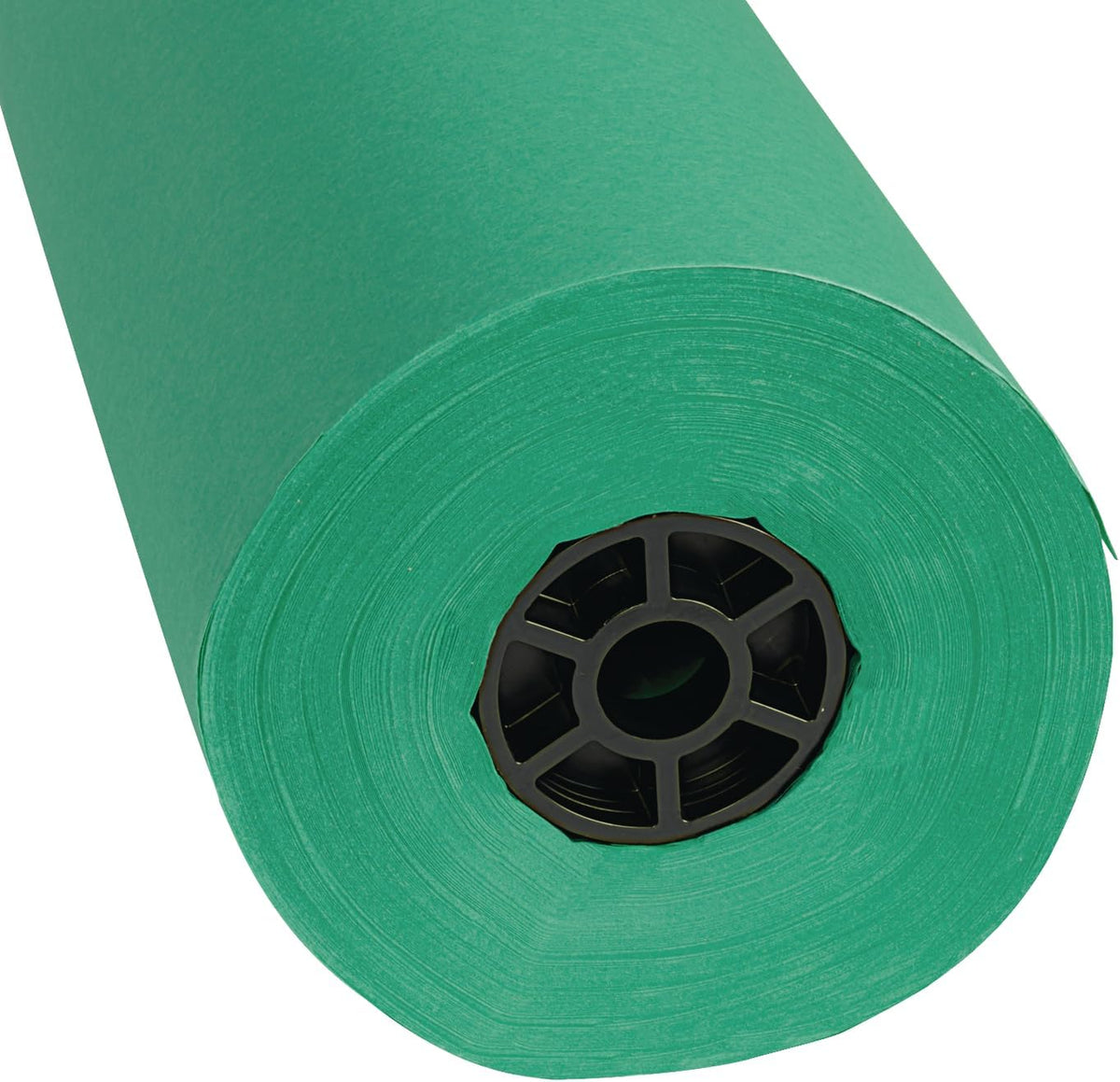 Colorations Dual Surface Paper Roll, Bright Green, 36" x 1000', Textured Paper, Classroom Craft &