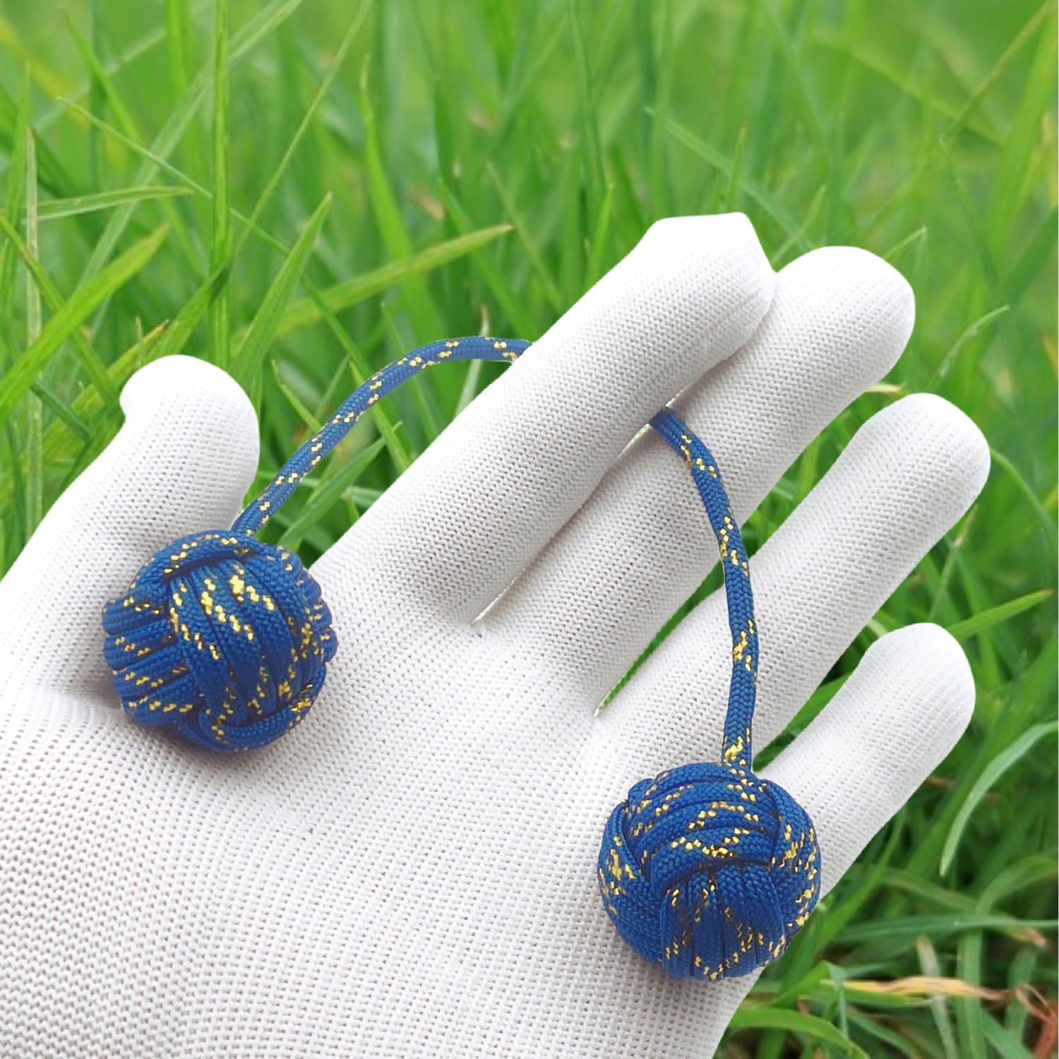 Fidget Beads Skill Toys, Fidget Toys, Parachute Cord and Steel Beads Handmade Fidget Beads