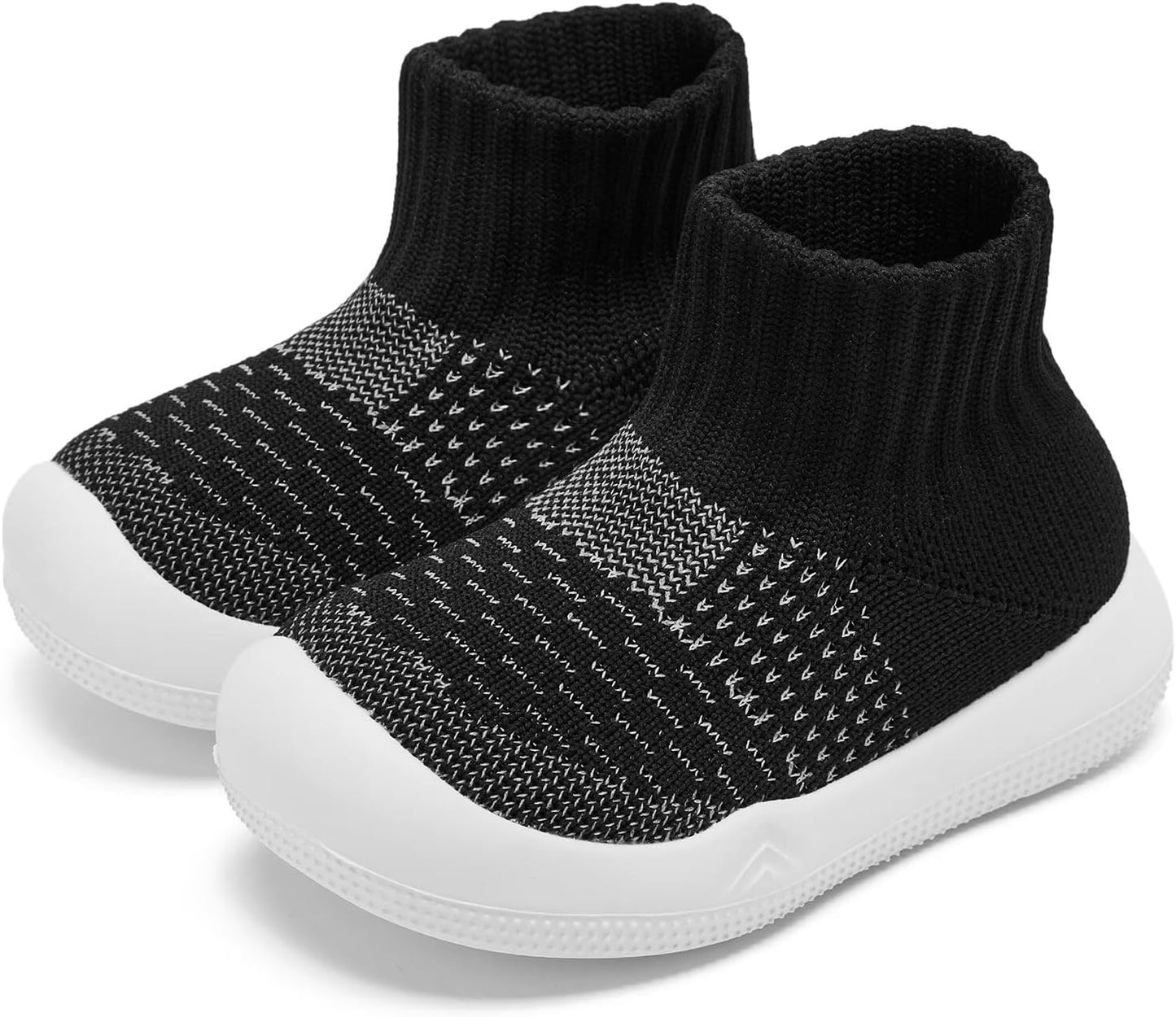 Eashi Baby Boy Girl Non-Skid Indoor Infant Walking Shoes Breathable Warm Elastic Sock Shoes with