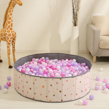 GOGOSO Ball Pits Balls for Toddlers Pack of 50 100 200 Plastics Shape Ball Non-Phthalate Non-BPA