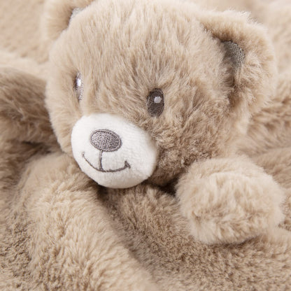 Baby Bear Security Blanket Soft Minky Baby Lovey Animal Plush Blanket Unisex Lovie Gift for
