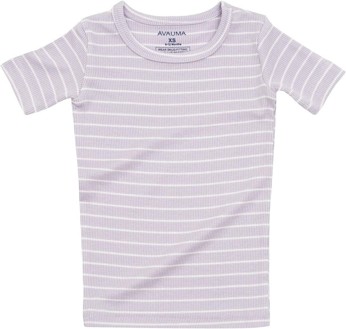 AVAUMA Stripe Pattern Baby Boys Girls Pajama Set Kids Toddler Snug fit Ribbed Sleepwear pjs for