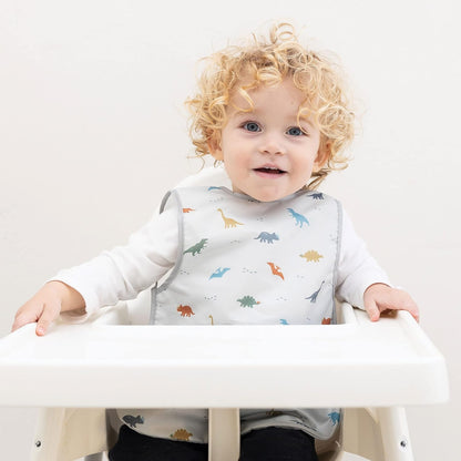 Tiny Twinkle Mess Proof Baby Bib - Waterproof & Lightweight Baby-Led Weaning Apron | 100% Recycled