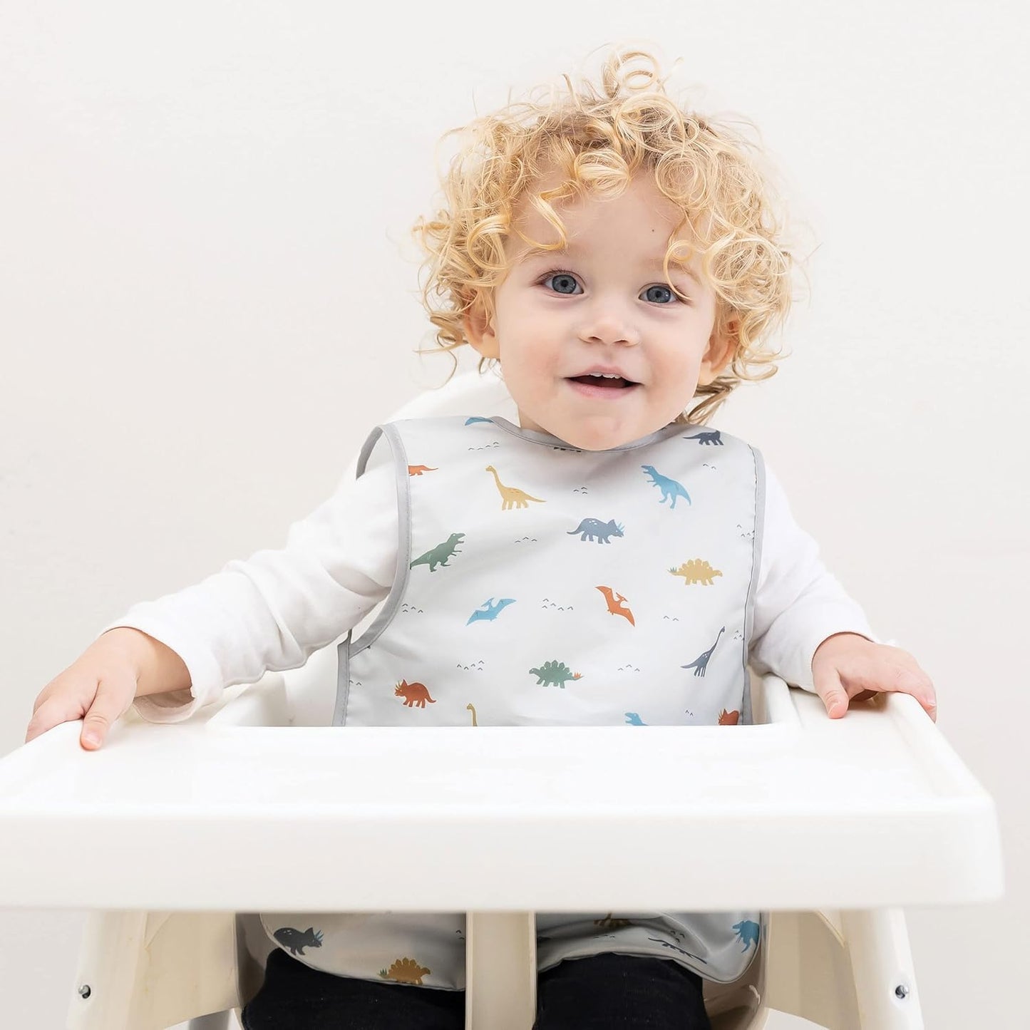 Tiny Twinkle Mess Proof Baby Bib - Waterproof & Lightweight Baby-Led Weaning Apron | 100% Recycled