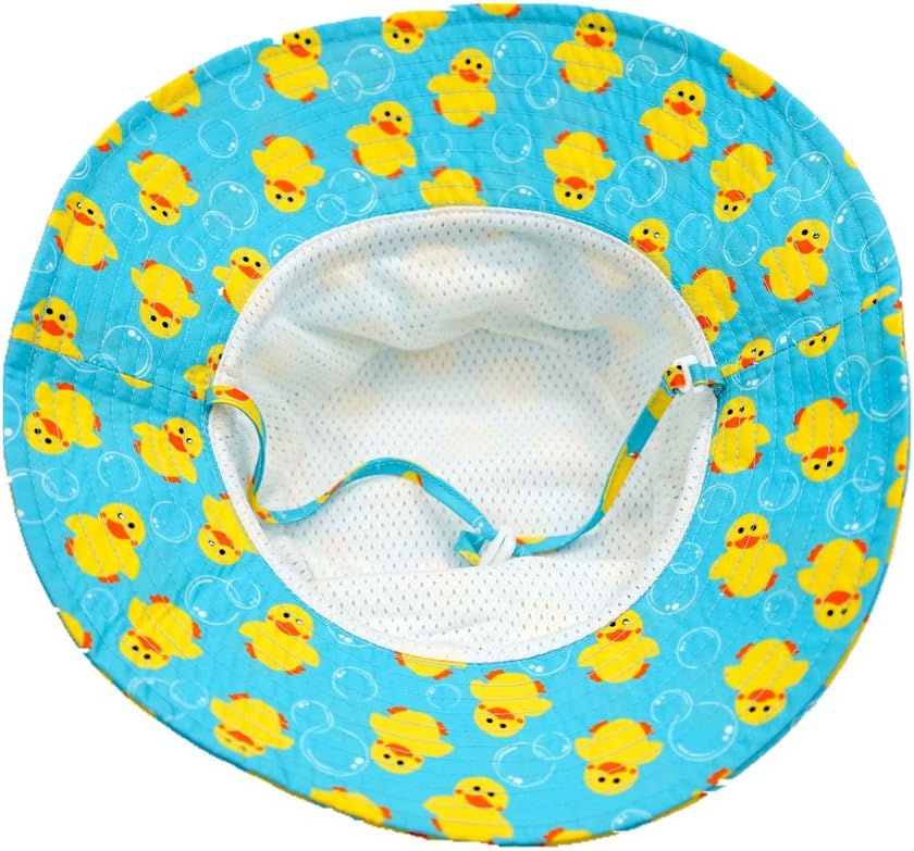 Home Prefer UPF50+ Wide Brim Sun Hat Boys Girls Sun Protection Hat Zoo Beach Swim Safari Bucket Hat