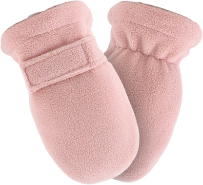 Zsedrut No Scratch Baby Mittens Toddler Infant Fleece Lined Gloves Winter Warm Mitten for Baby Boys