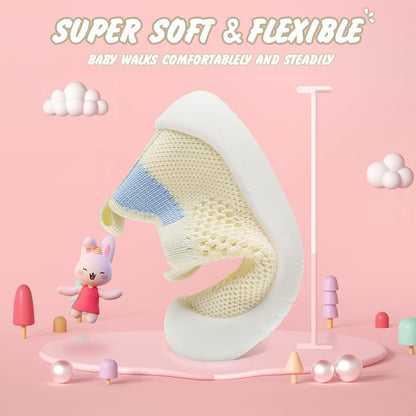 Charrost Toddler Baby Girl Boy First Walking Shoes Checkered Sneakers Sizes 3/4/5/6/7/8T. Soft