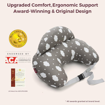 Momcozy Original Nursing Pillow for Breastfeeding-Pioneering Safety Fence- Wider Feeding Pillows