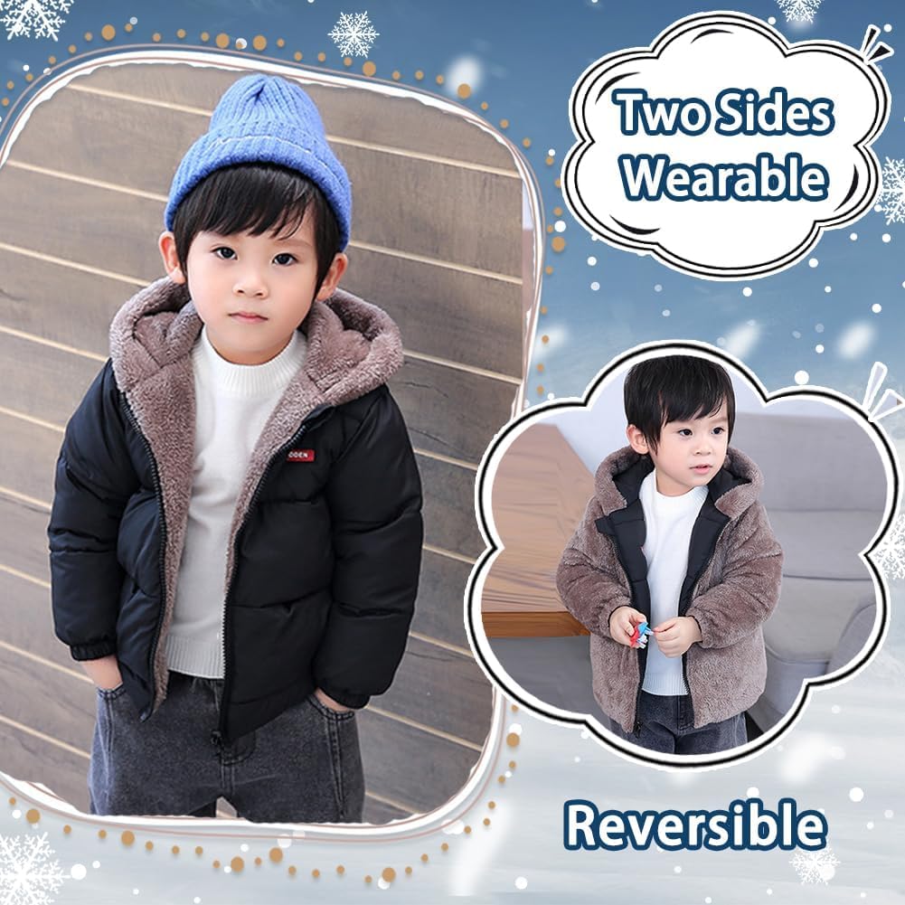 Fairy Baby Infant Baby Winter Coat Cute Teddy Bear Hooded Jacket Warm Fleece Outerwear Windproof
