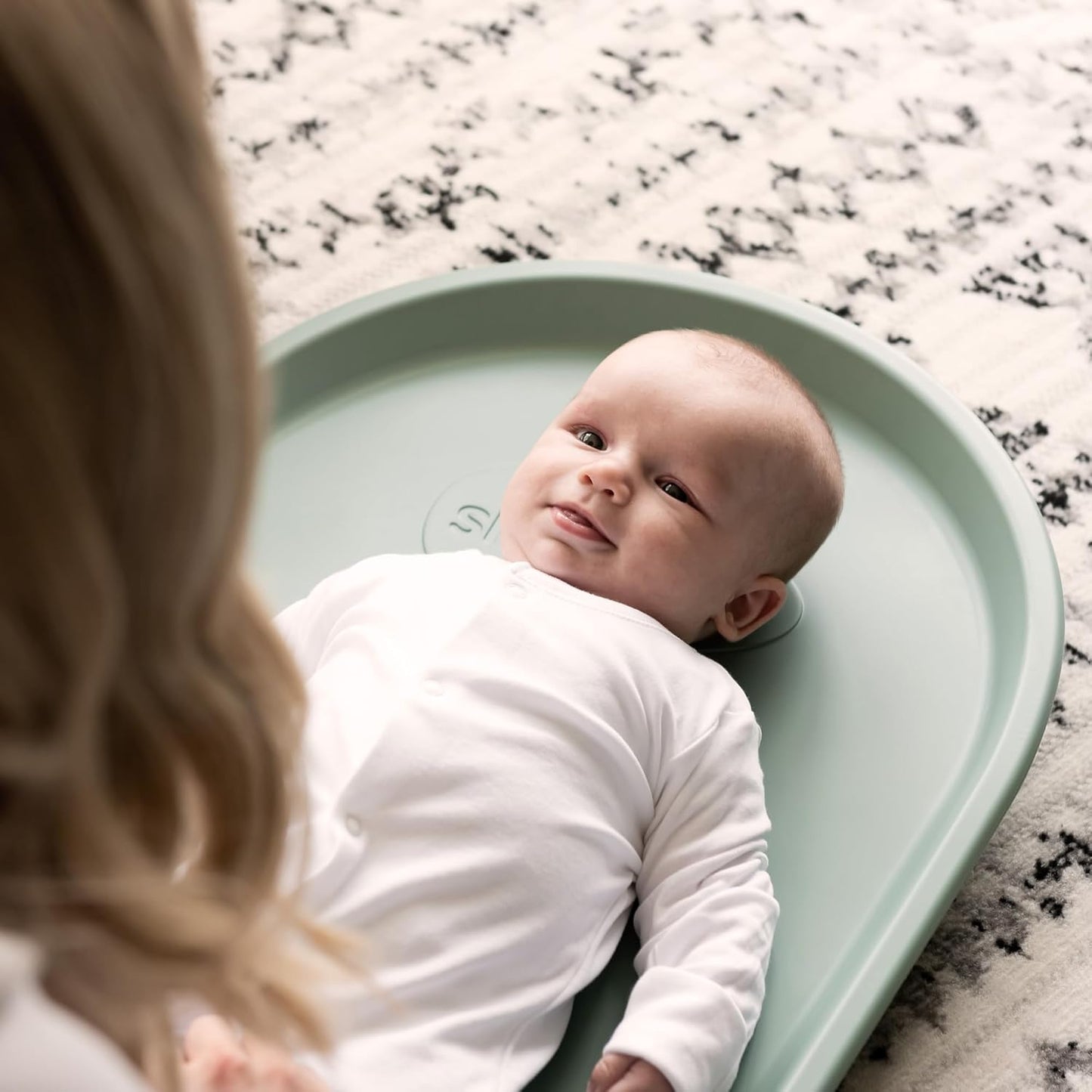 Squishy Changing Mat - Baby Changing Diaper Pad, Wipeable Easy-to-Clean Nappy Station