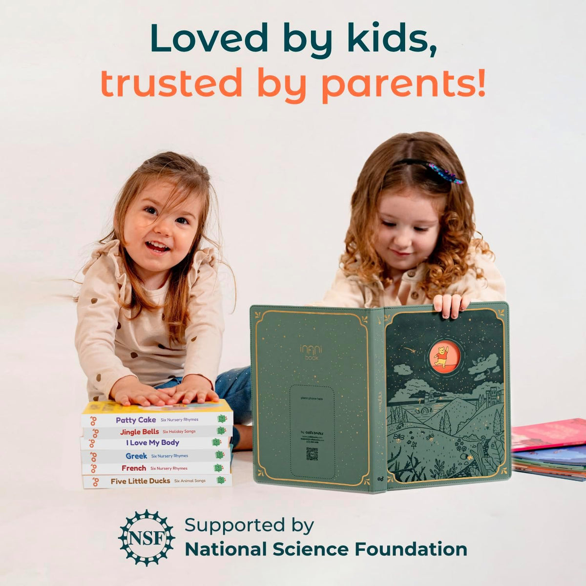 Cali’s Books Wind Down – USB-C Rechargeable Baby Book for Toddlers 1-3 | Expert-Designed Bedtime