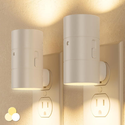 NIORSUN Night Lights Plug Into Wall,Plug in Night Light with 3 Light Modes,Ultra-Slim Design,Dusk
