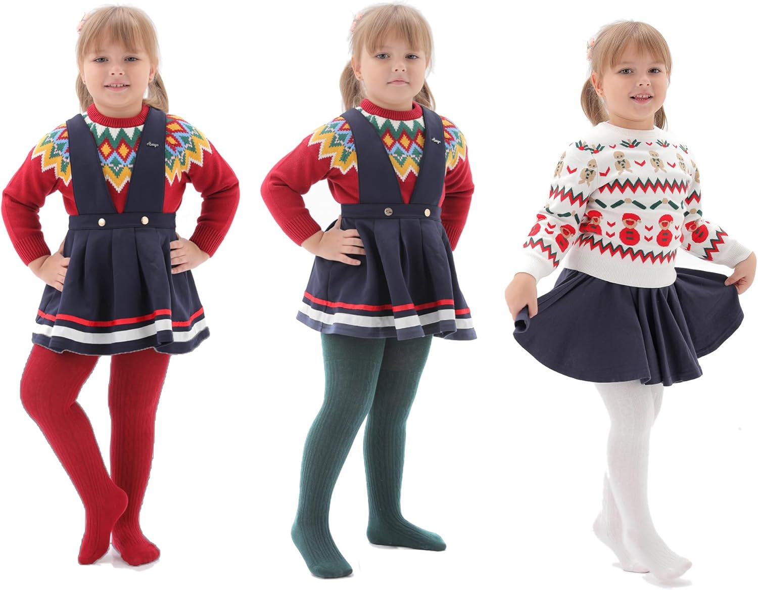 EPEIUS Baby Girl Tights Thick Cable Knit Leggings Stockings Cotton Pantyhose for Newborn Infant