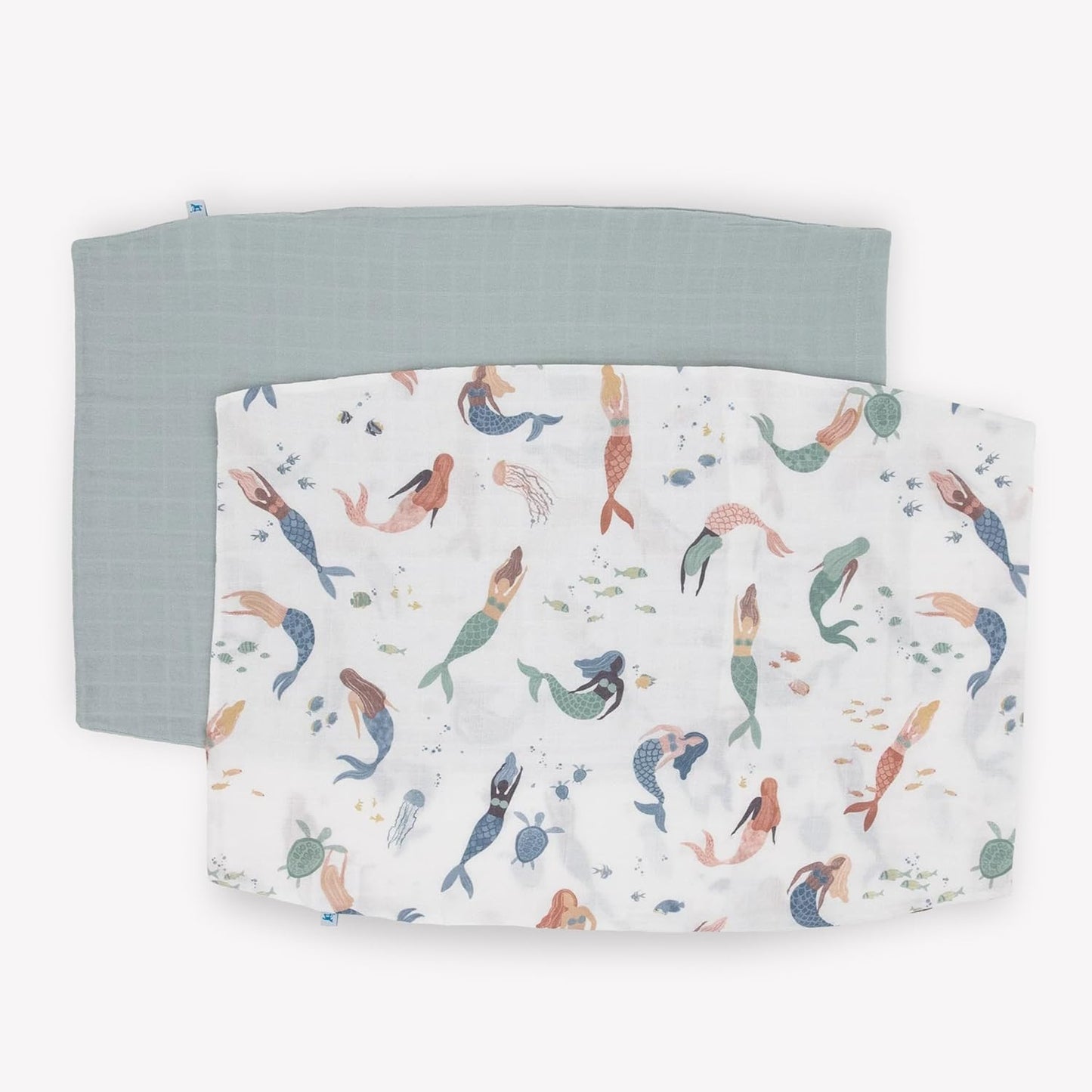 Little Unicorn Standard Pillowcase 2 Pack | Super Soft & Breathable Muslin Fabric | Snug Envelope