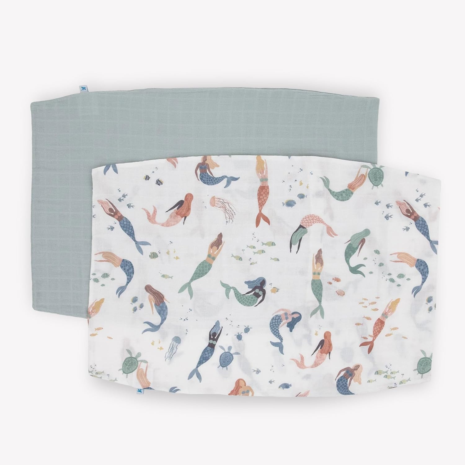 Little Unicorn Standard Pillowcase 2 Pack | Super Soft & Breathable Muslin Fabric | Snug Envelope