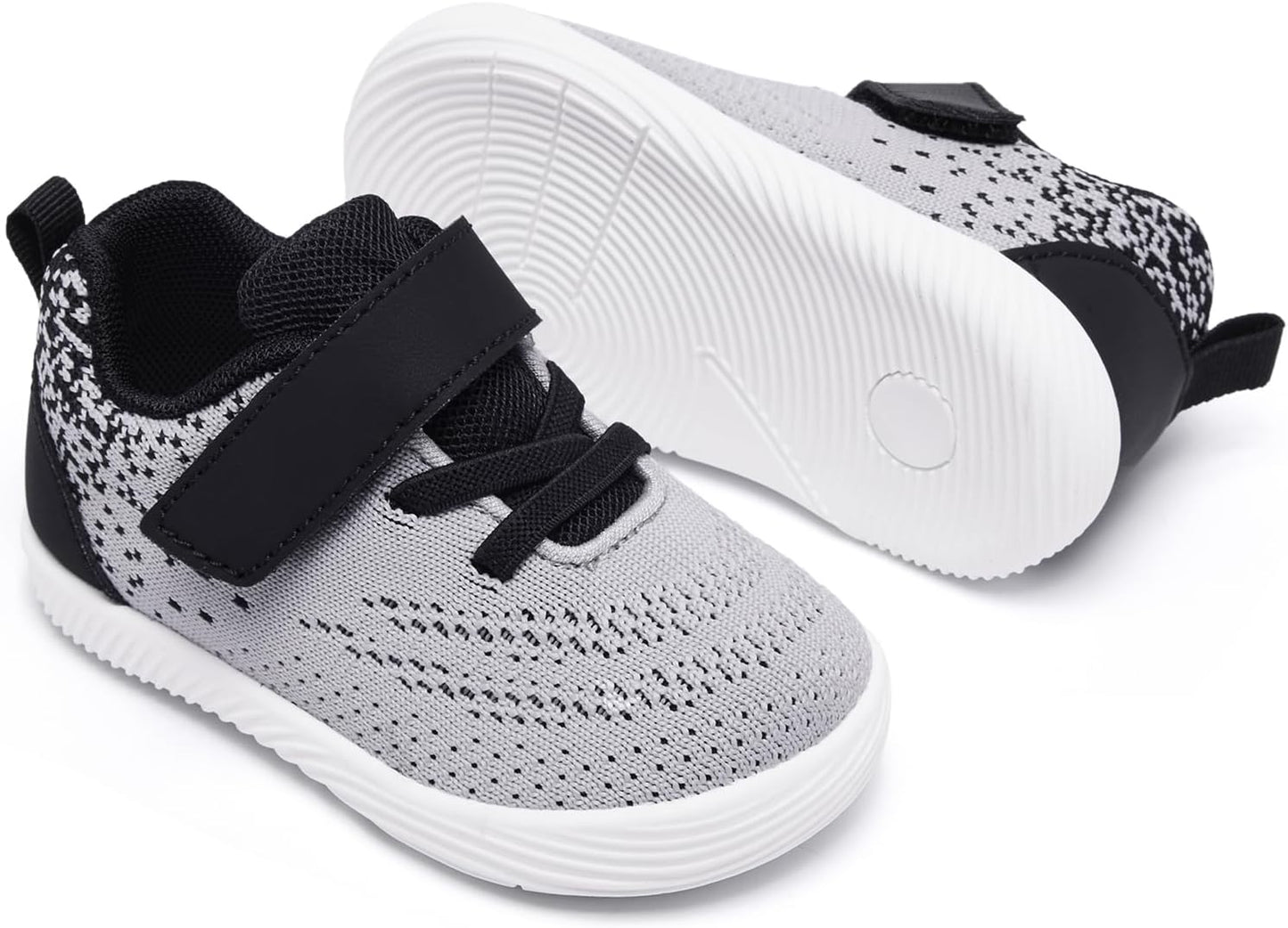 MORENDL Toddler Sneakers Baby Boys & Girls Barefoot Shoes Lightweight Breathable Walking Running