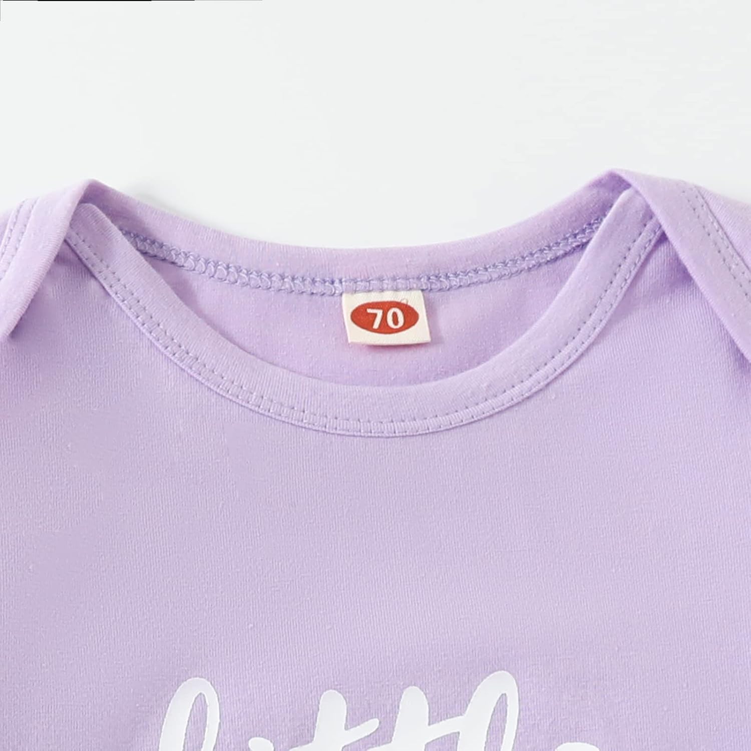 AMAWMW Newborn Baby Girl Little Sister Sleeper Gown Stripe Long Sleeve Nightgown Pajamas Gifts