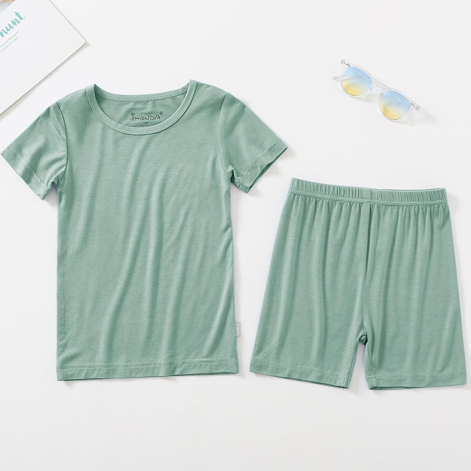 Jimonda Baby Boys Girls Pajama Sets Toddler Sleepwear Cool Jammies 2pcs Viscose from Bamboo PJs