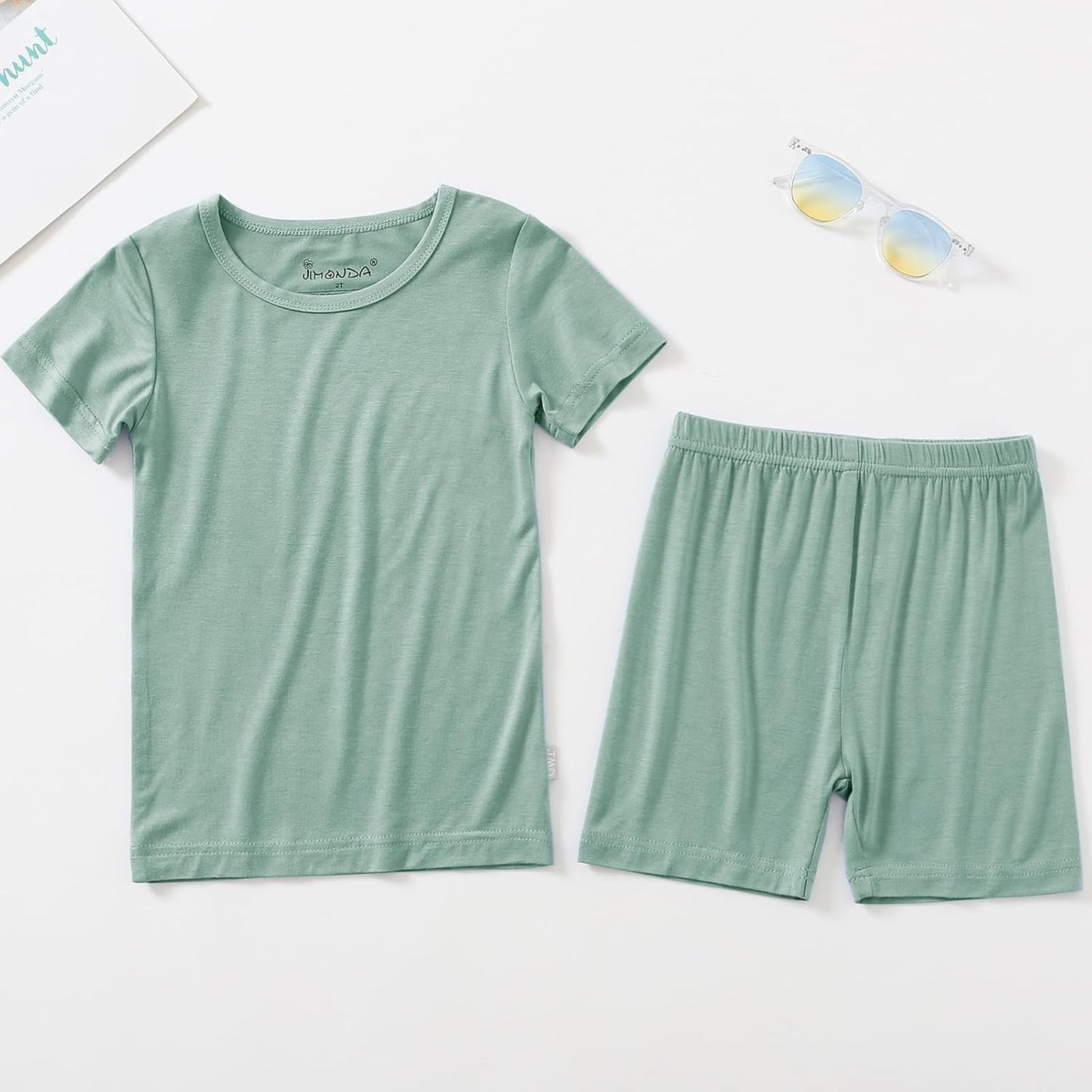 Jimonda Baby Boys Girls Pajama Sets Toddler Sleepwear Cool Jammies 2pcs Viscose from Bamboo PJs