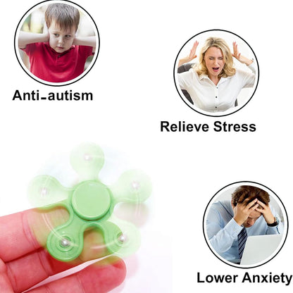 24 Pack Fidget Spinner Toys for Kids，Stress Relief Sensory Toys,Birthday Party Favors Gifts,Goodie