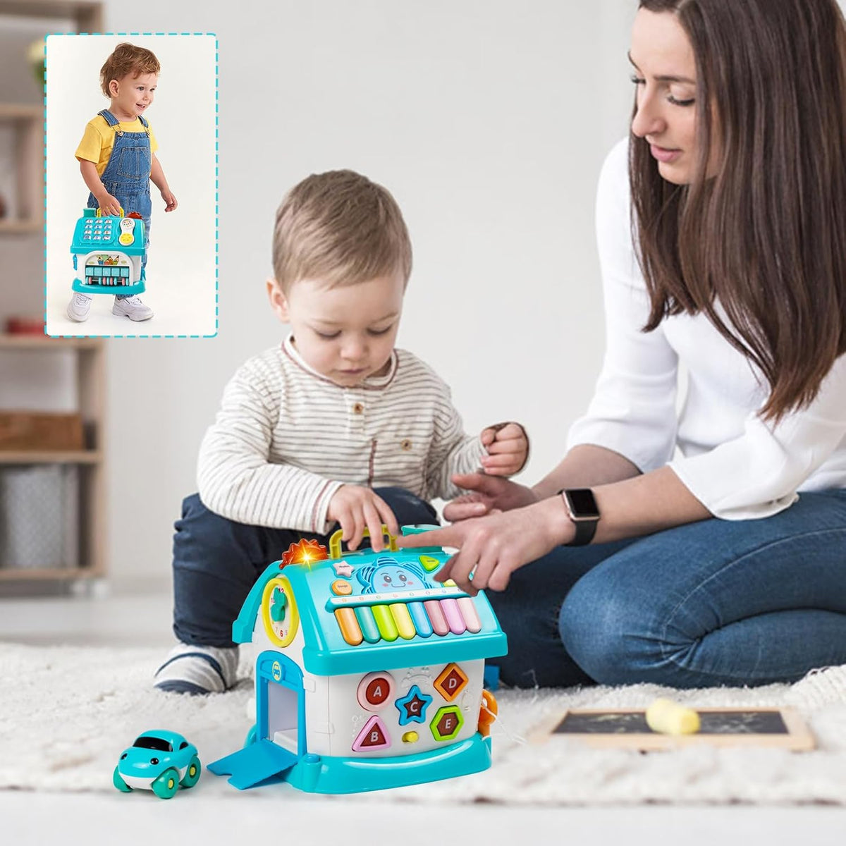 Marstone Baby Toys for 1 Year Old Boy and Girl Gifts: Toddler Toys Age 1-2, 8-in-1 Montessori with