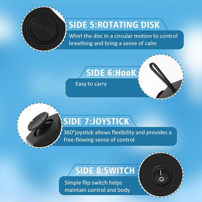 Fidget Dodecagon –12 Side Fidget Toy Cube Relieves Stress and Anxiety Anti Depression Cube for