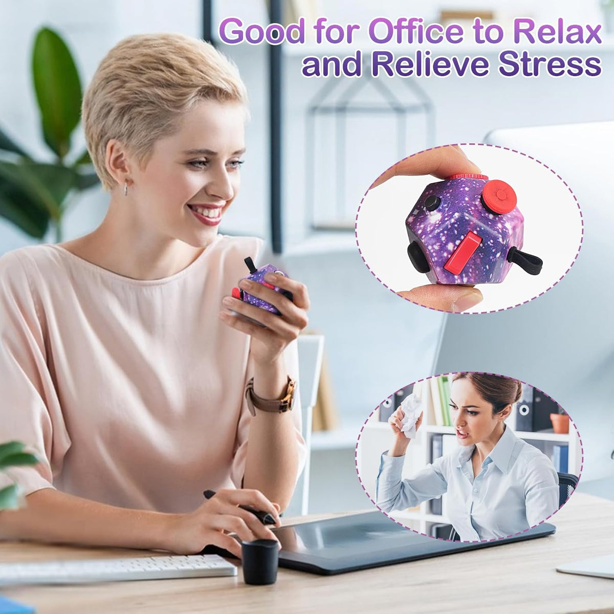 Mini Fidget Toys,Fidget Sensory Toy for Anxiety,ADHD,Autism,Relief Stress with Kids and Adults