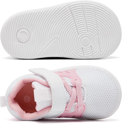 MORENDL Toddler Sneakers Baby Boys & Girls Barefoot Shoes Lightweight Breathable Walking Running