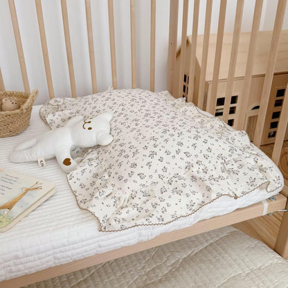 BuLuTu Gauze Muslin Pillow Cases for Toddler Girls Boys Soft Breathable Pillowcase Crib Size