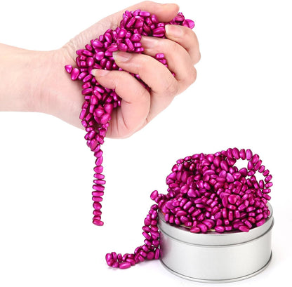 550pcs Rose-red Magnet Balls Desk Toys for Adults, Ferrite Crags Magnetic Putty Desk Fidget Toys