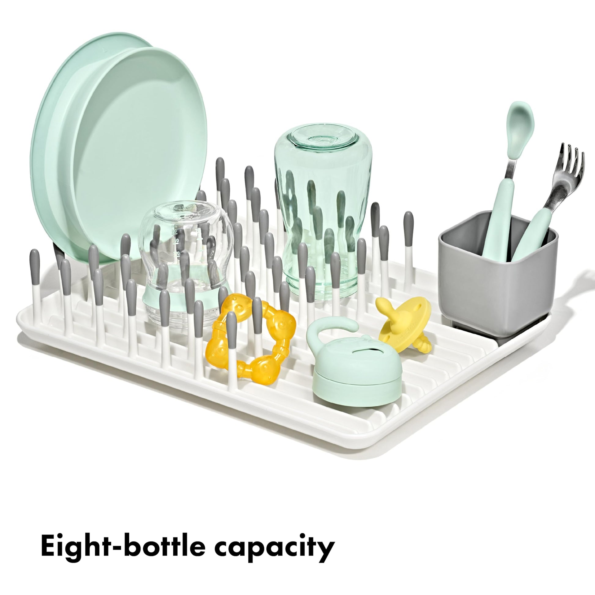 Newborn Essential, Dries Bottles And Accessories, Built-In Drain Board, Compact Design, Easy To