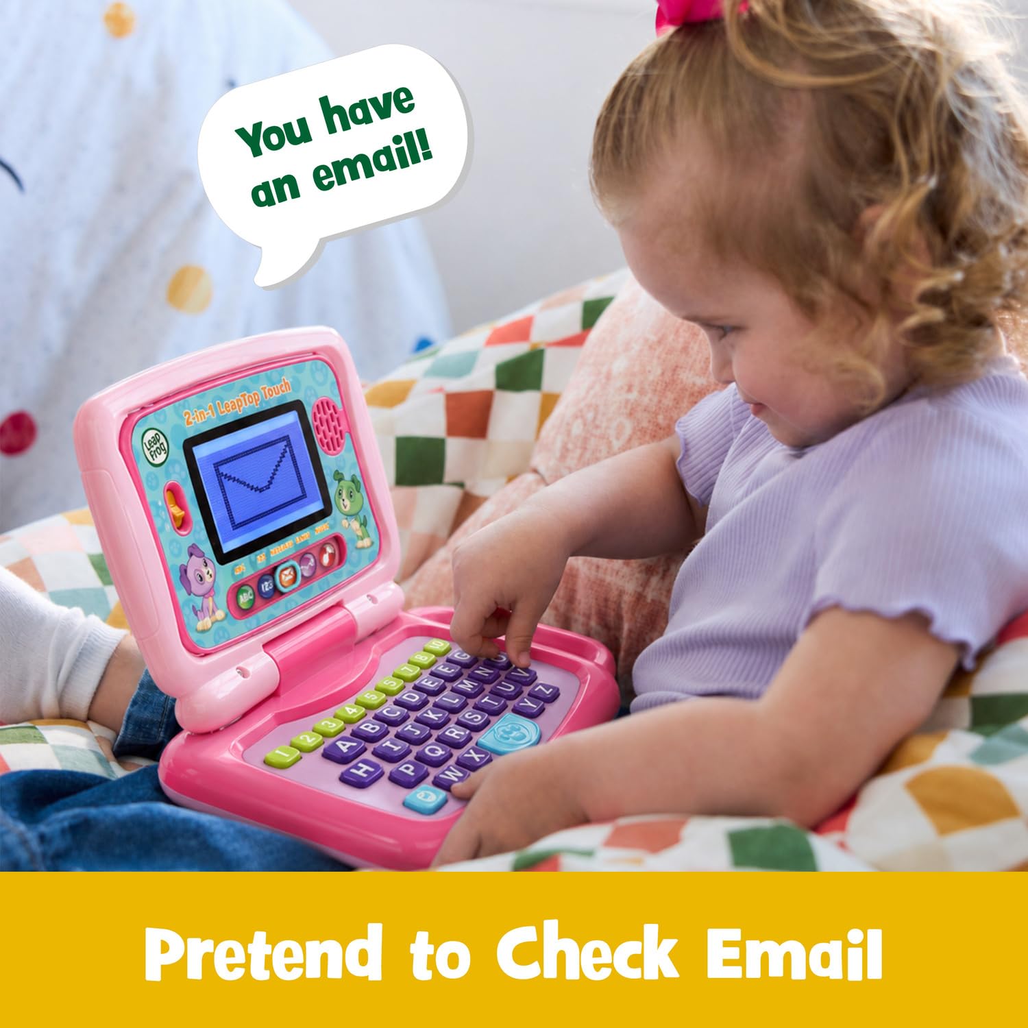 LeapFrog 2-in-1 LeapTop Touch, Pink
