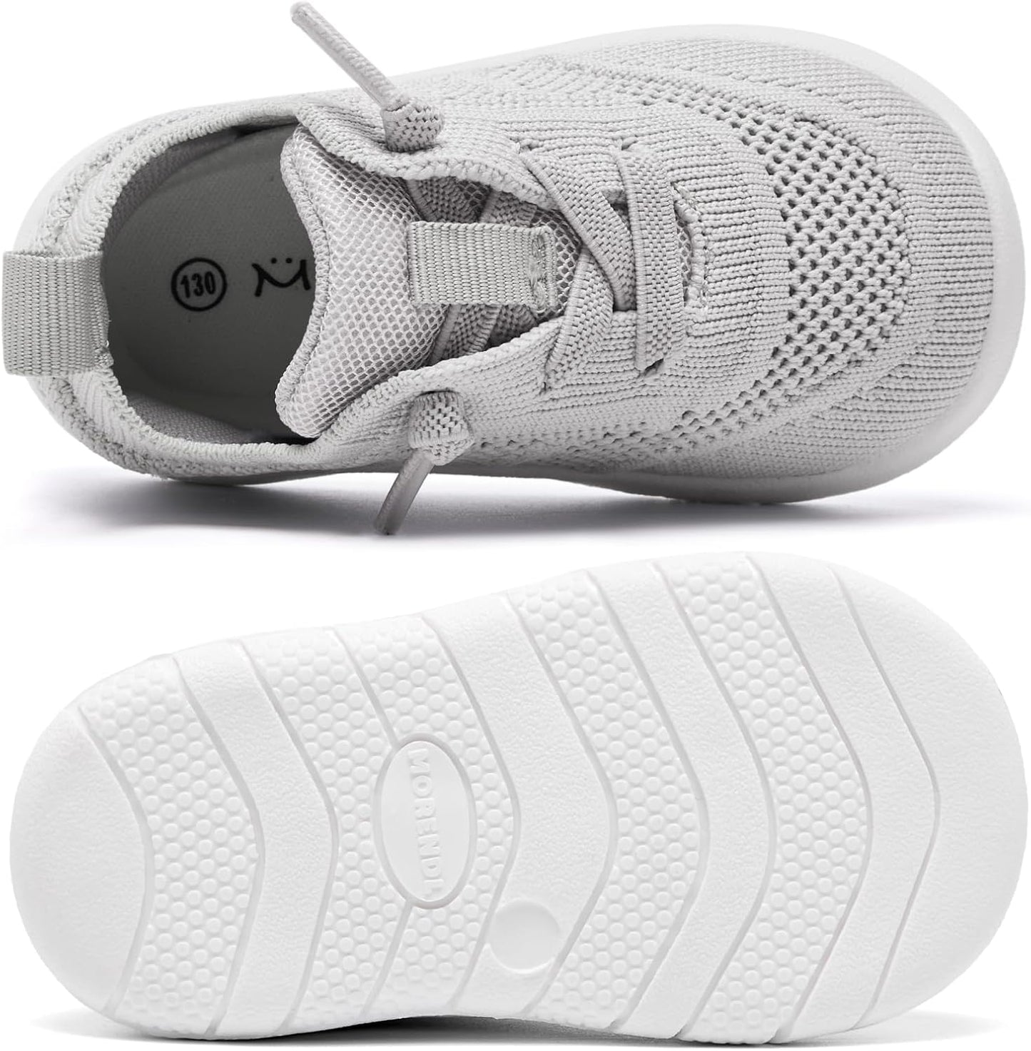 MORENDL Toddler Shoes Baby Walking Sock Shoes Infant Sneakers 0-4 Years Boy Girl Barefoot Tennis