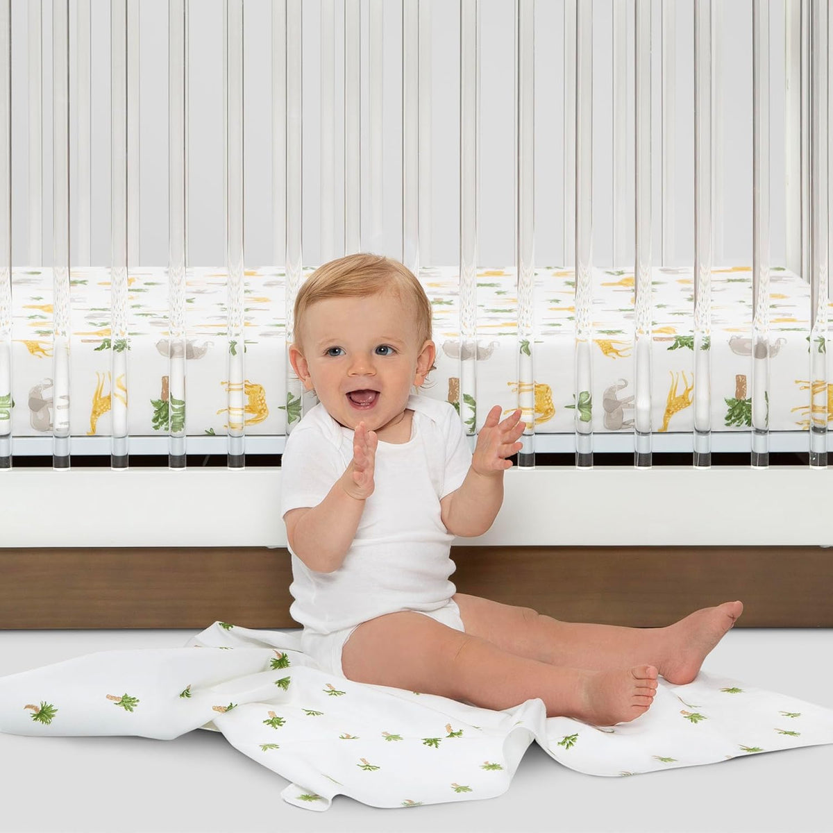 Delta Children Fitted Crib Sheets for Girls and Boys - Crib Sheet for Standard Crib and Toddler