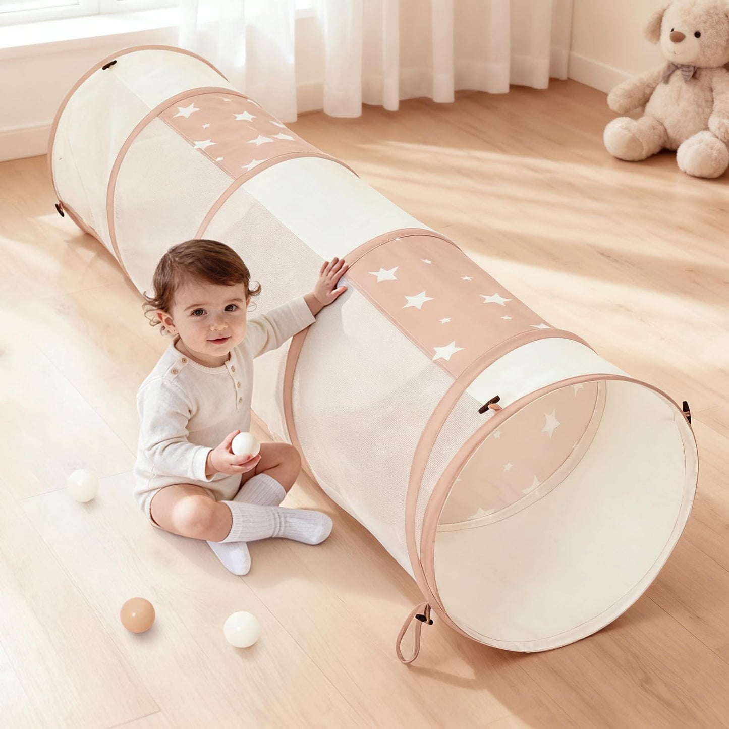 Sumbababy Tunnel Toys for Toddlers: Activity Tunnels for Young Children - Crawl Tunnels for