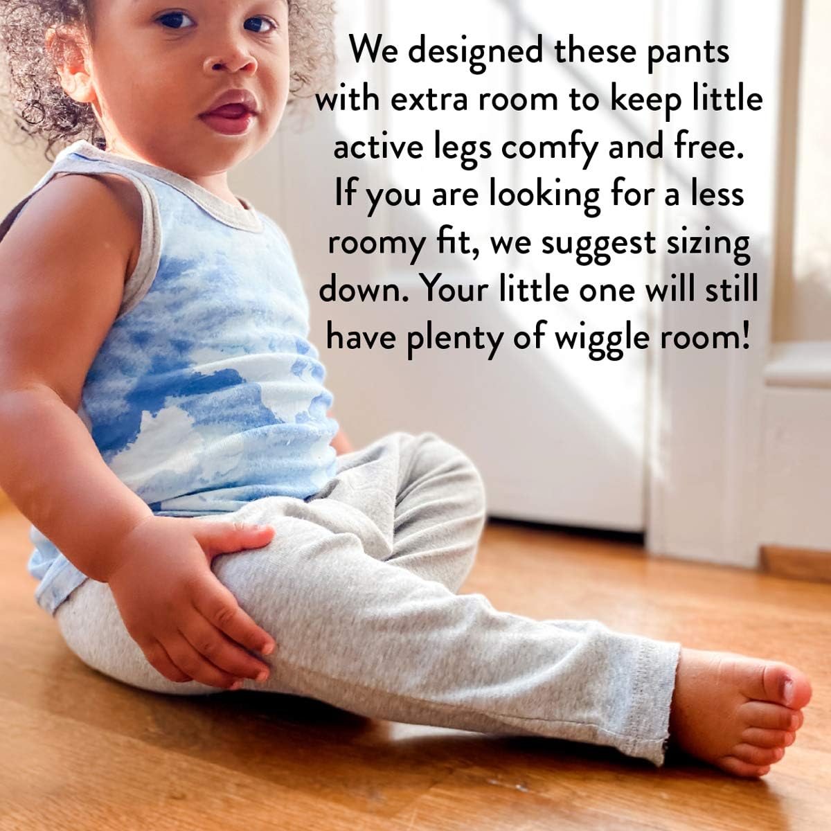 HonestBaby Multipack Harem Pants Roomy Fit Pull on Bottoms 100% Organic Cotton for Infant Baby
