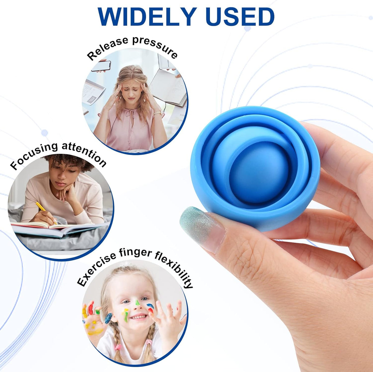 Fidget Toys for Kids, Fidget Gyro for Adults, Gifts for Boys Girls Teens Kids Christmas New Year