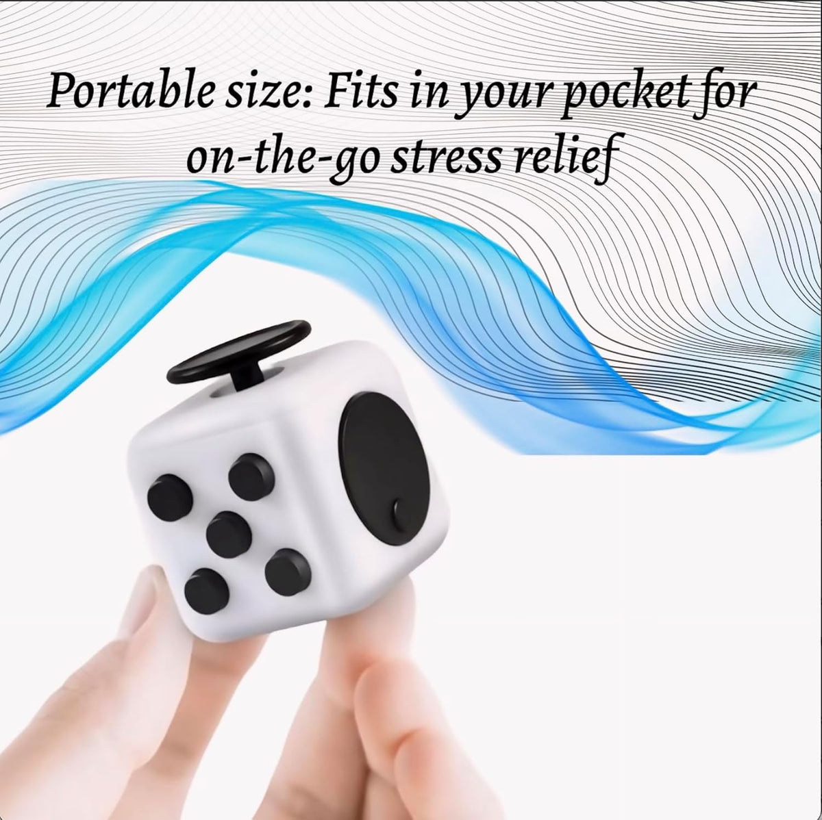 Fidget Gadget Toy - Premium Quality Stress Relief Cube Toy for Adults and Kids - Improve Focus