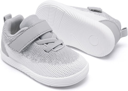 MORENDL Toddler Sneakers Baby Boys & Girls Barefoot Shoes Lightweight Breathable Walking Running