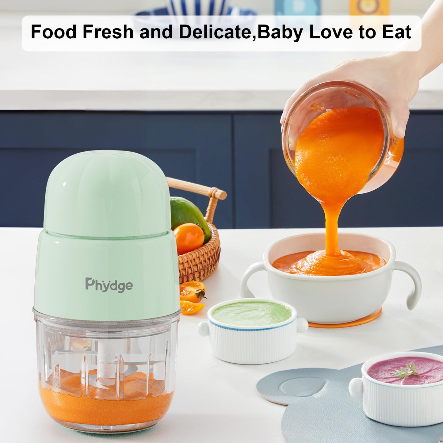 Phydge Baby Food Maker for Baby Puree Foods Fruit Vegetable Meat