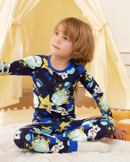 Bamboo Viscose Toddler Pajamas Boys Girls Baby 12M-8Y Pjs Sets Kids 2pcs Snug fit Long-Sleeve