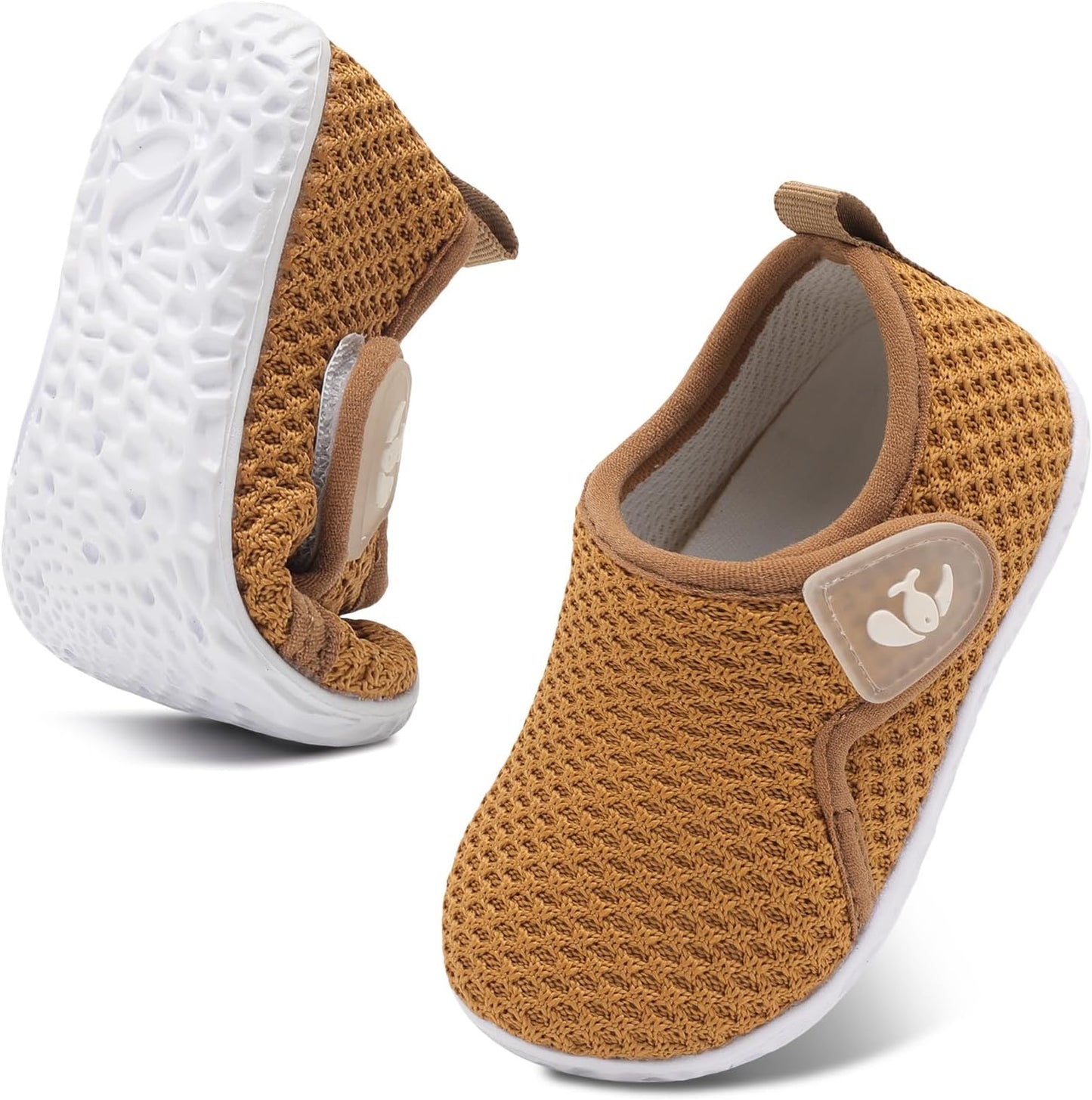 FEETCITY Baby Boys Girls First Walking Shoes Infant Sneakers Crib Shoes Breathable Lightweight Slip