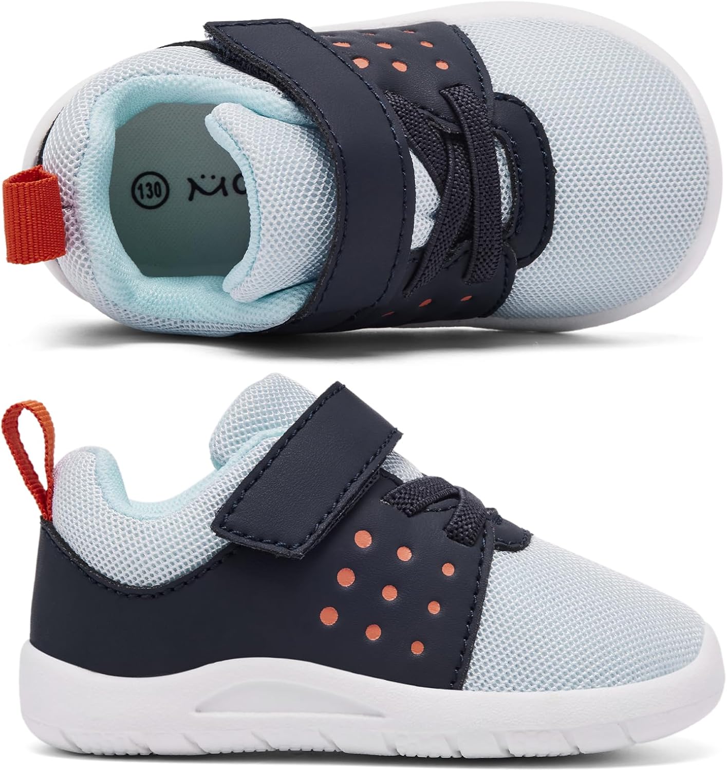 MORENDL Toddler Baby Shoes 0-4 Years Boy Girl Lightweight Breathable Non-Slip Sports Sneakers