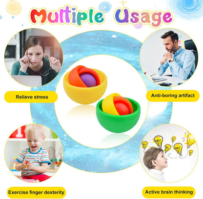 Fidget Toy for Adults, Gyro Fidget Desk Toys, Ideal Gift for Boys Girls Teens Kids, ADHD Autism