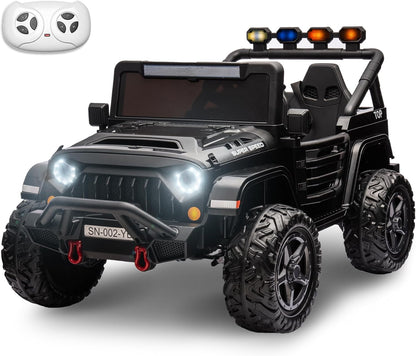 24V 2 Seater Ride On Truck with Remote Control 4WD Electric Car for Kids Ride On Car Battery