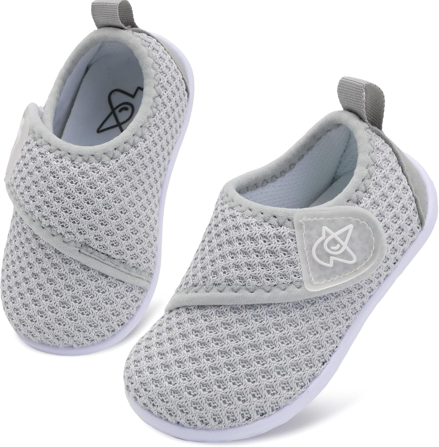 LeIsfIt Baby Shoes Boys Girls First Walking Shoes Non-Slip Infant Sneakers Lightweight Slip-on Crib