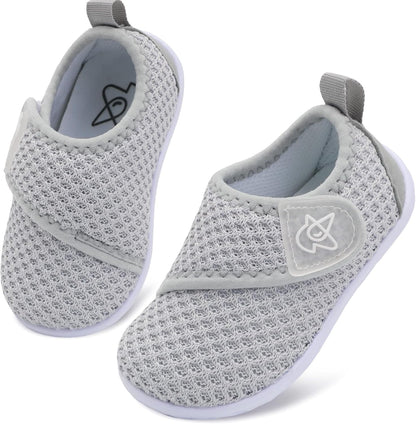 LeIsfIt Baby Shoes Boys Girls First Walking Shoes Non-Slip Infant Sneakers Lightweight Slip-on Crib