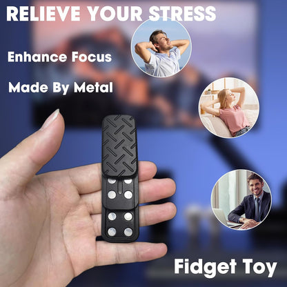 Fidget Slider 3 Layer EDC Metal Magnetic Fidget Toys Adults, Desk Toys Gift for Stress Relief