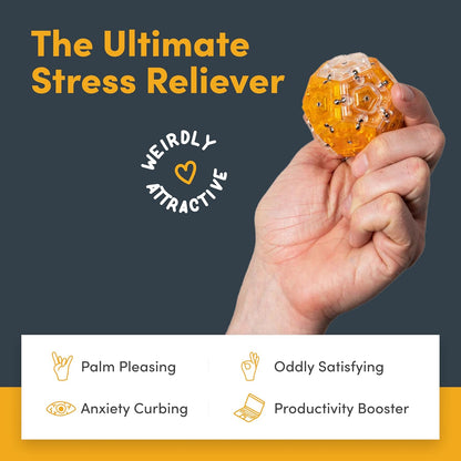 Speks Geode Sphere Magnetic Fidget Toy for Adults | Quiet Adult Sensory Toy for Stress Relief &